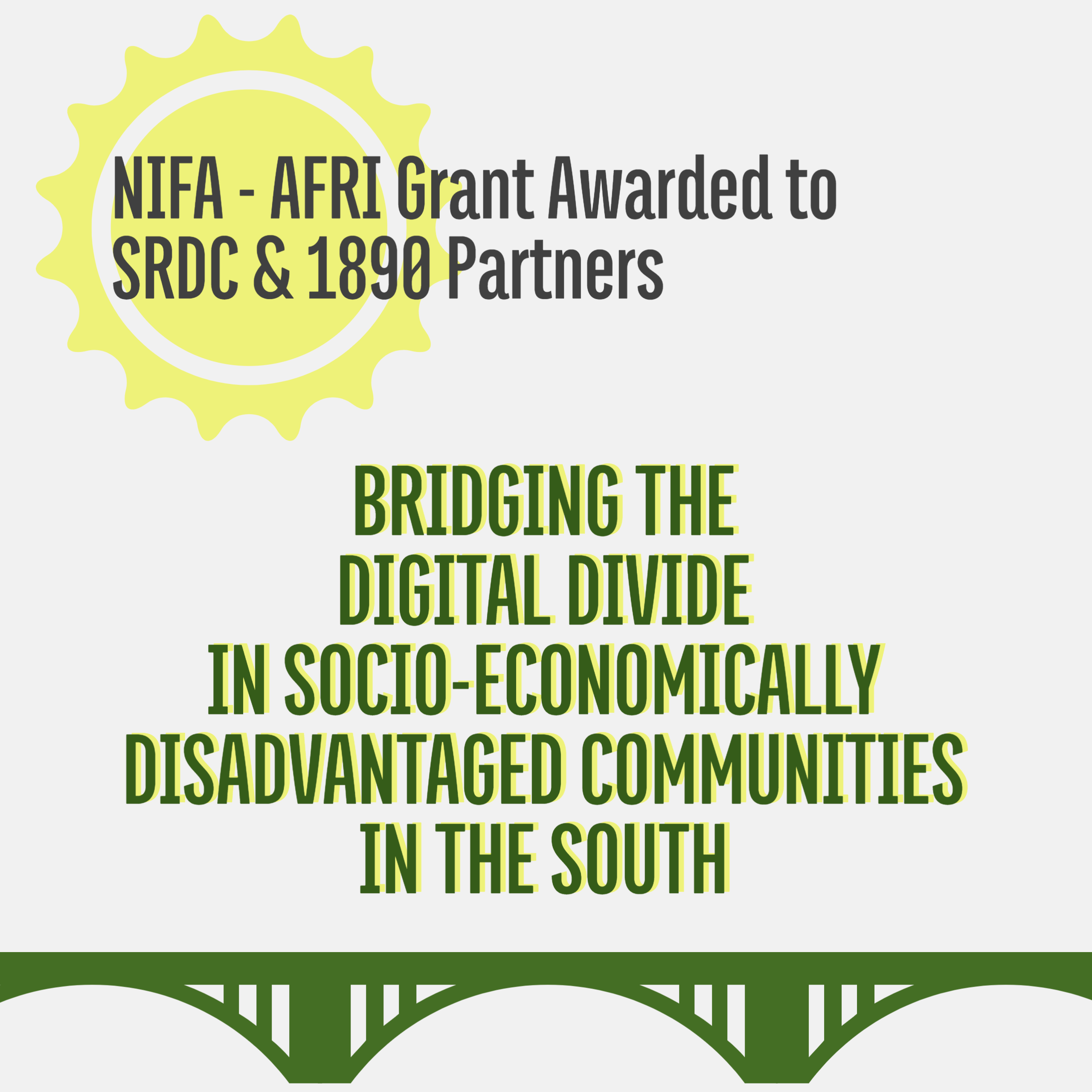 SRDC and 1890 Partners Receive AFRI Rural and Economic Development